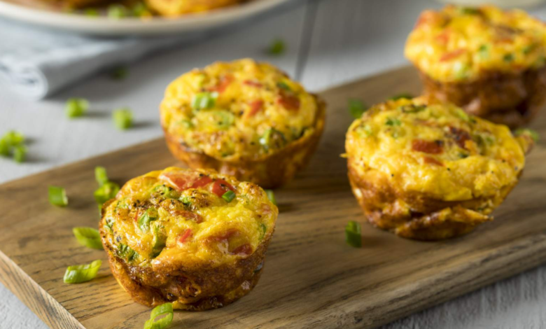 Kale, Tomato, & Goat Cheese Egg Muffins