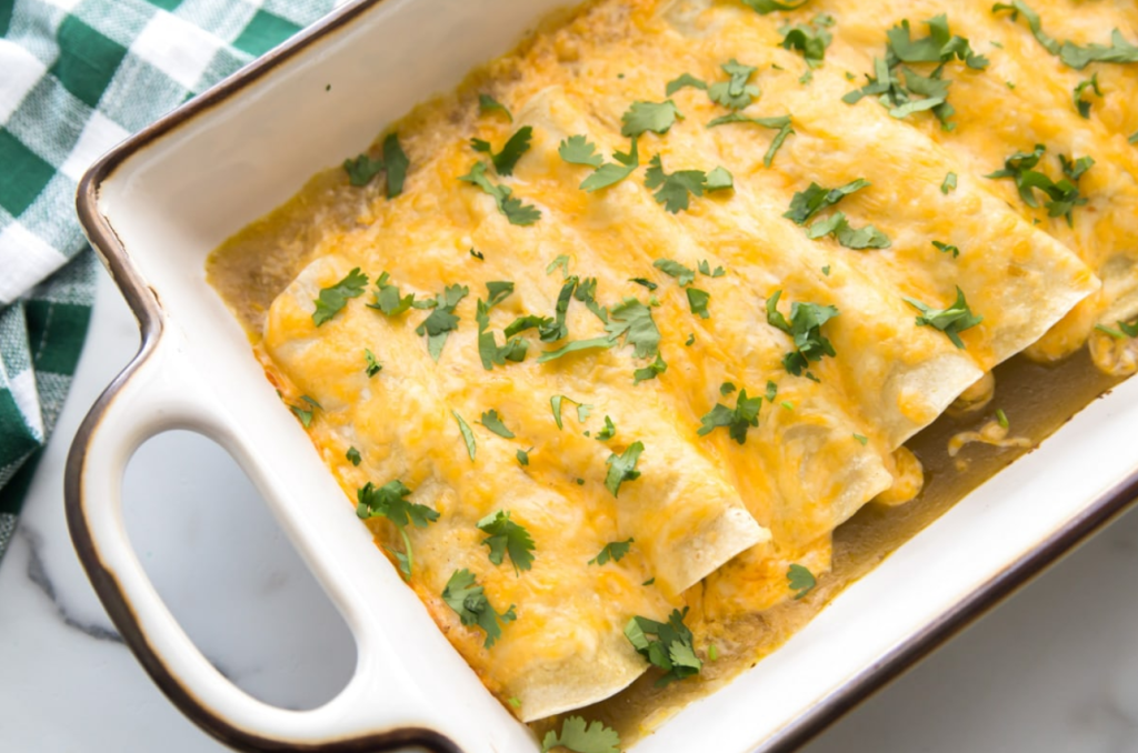 Green Chile And Chicken Enchilada Optavia Recipes 6305