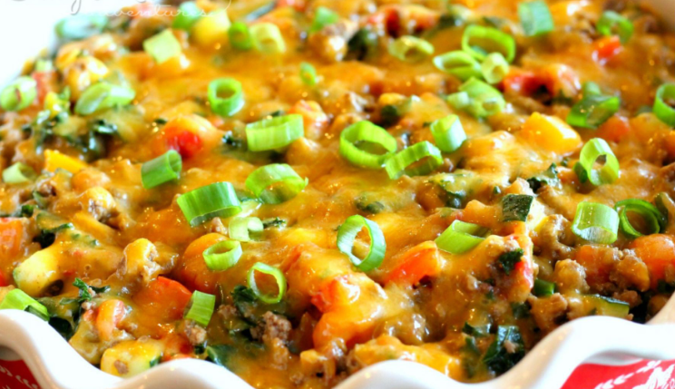 Cheesy Taco Vegetable Skillet